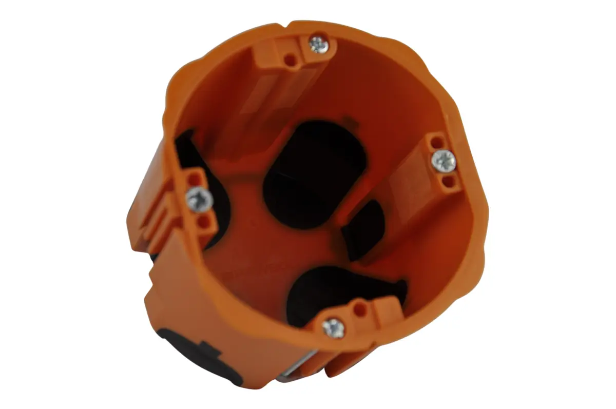 PRIMEBOX,2-oj zložková krab.do sadrokartonu-oranžová
