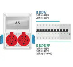 R-BOX240(2x32/5,2x250)2xB16/3,2xB16/