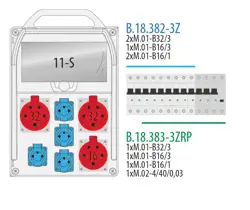 R-BOX 382R11S 2x32/5,16/5,4x250V,IP44