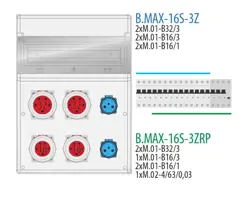 MAX BOX-16;2x32/5,2x16/5,2x250V, IP65