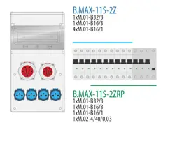 MAX BOX-11;32/5,16/5,4x250V,IP65