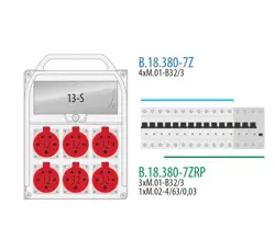 R-BOX 380R13S,6x32/5,4xB32/3 IP44