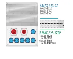 MAX BOX-16; 32/5,16/5,6x250V,IP65