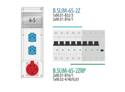 R-BOXSLIM 32/5,2x250V,2xB16/1,4/40/0