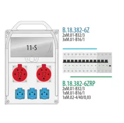R-BOX 382R11S,2x32/5,3x250,2xB32/