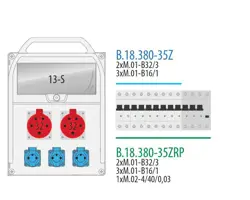 R-BOX 380R13S,2x32/5,3x250,2xB32/3,