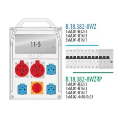 R-BOX 382R-11S,16/5,32/5,3x250,L/P,